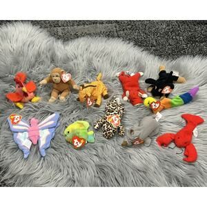 Vintage Beanie Babies Tiny McDonald’s 1990’s Bundle Of‎ 11 Mostly New Bundle